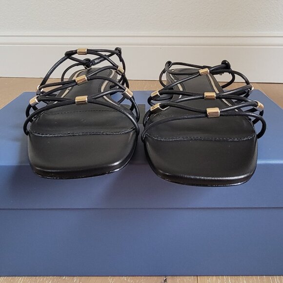 PAIGE Aurora Ankle Strap Sandal Black 7.5 BRAND NEW - Picture 9 of 13